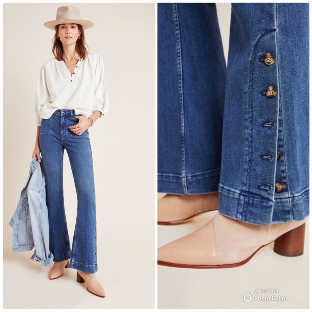 Anthropologie Pilcro and the Letterpress High Rise Jeans